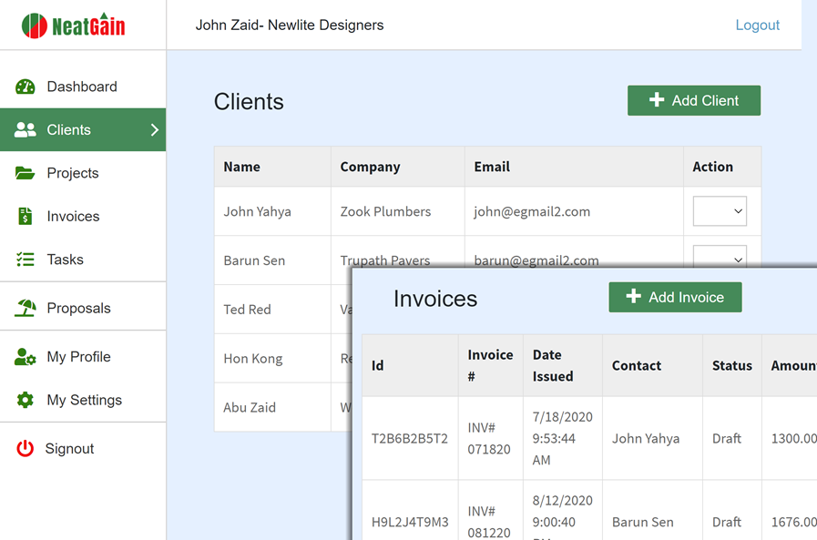 freelance CRM